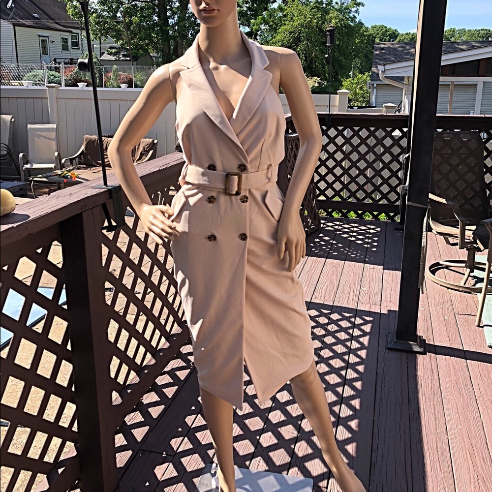 Casual Cream Dress